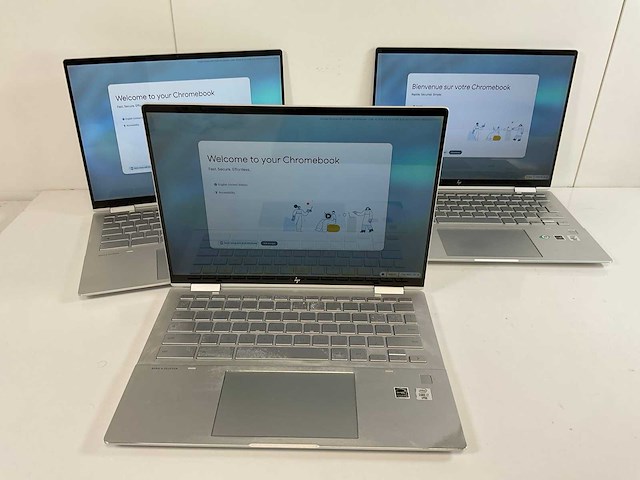 Hp c1030 13.5”, core i7 10th gen, 16 gb ram, 128 gb ssd touchscreen chromebooks (3x) - afbeelding 1 van  23