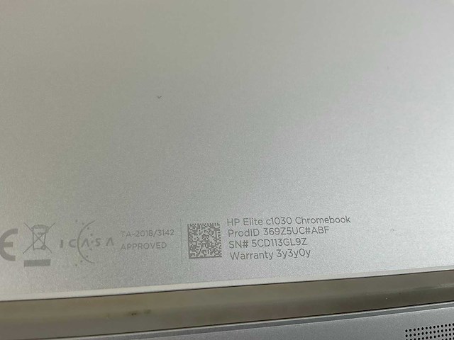 Hp c1030 13.5”, core i7 10th gen, 16 gb ram, 128 gb ssd touchscreen chromebooks (3x) - afbeelding 5 van  8