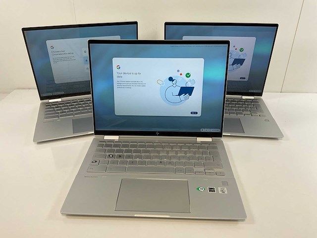 Hp c1030 13.5”, core i7 10th gen, 16 gb ram, 128 gb ssd touchscreen chromebooks (3x) - afbeelding 1 van  1