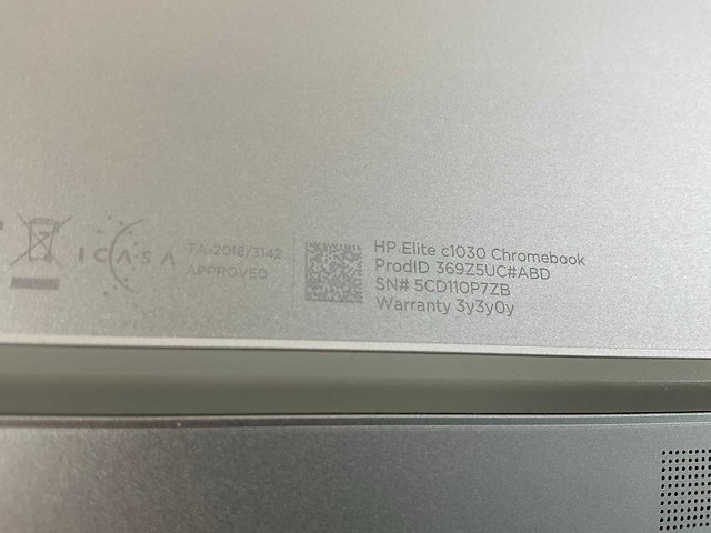 Hp c1030 13.5”, core i7 10th gen, 16 gb ram, 128 gb ssd touchscreen chromebooks (3x) - afbeelding 6 van  6