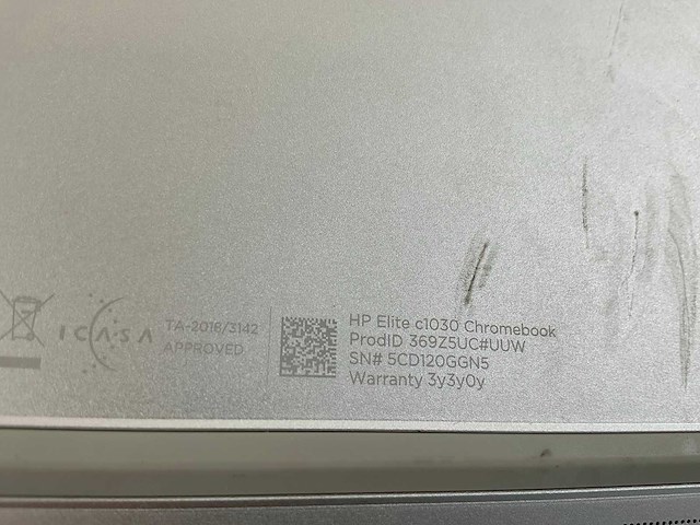 Hp c1030 13.5”, core i7 10th gen, 16 gb ram, 128 gb ssd touchscreen chromebooks (3x) - afbeelding 4 van  13