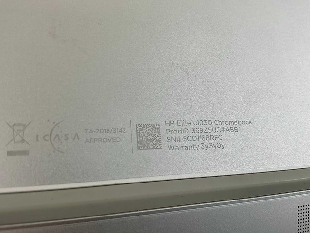 Hp c1030 13.5”, core i7 10th gen, 16 gb ram, 128 gb ssd touchscreen chromebooks (3x) - afbeelding 9 van  13