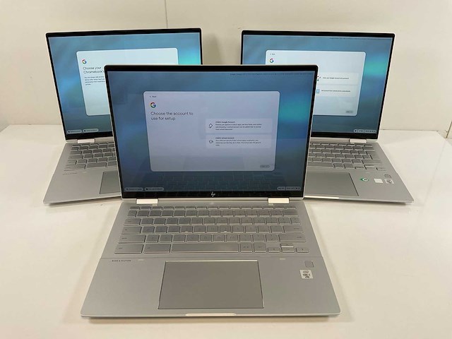 Hp c1030 13.5”, core i7 10th gen, 16 gb ram, 128 gb ssd touchscreen chromebooks (3x) - afbeelding 1 van  23