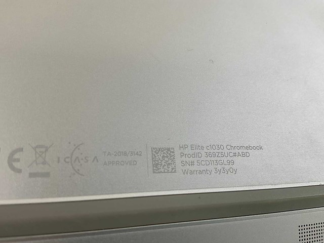 Hp c1030 13.5”, core i7 10th gen, 16 gb ram, 128 gb ssd touchscreen chromebooks (3x) - afbeelding 21 van  21
