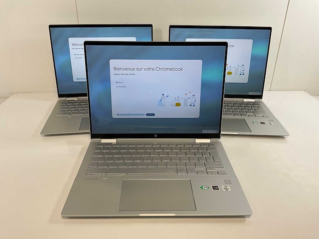 Hp c1030 13.5”, core i7 10th gen, 16 gb ram, 128 gb ssd touchscreen chromebooks (3x) - afbeelding 1 van  12