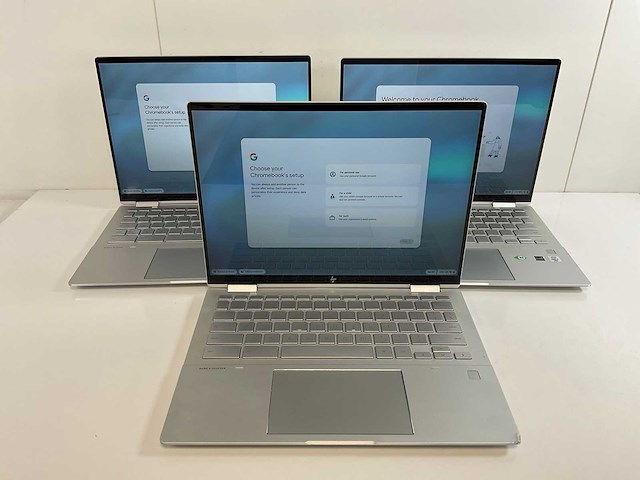 Hp c1030 13.5”, core i7 10th gen, 16 gb ram, 128 gb ssd touchscreen chromebooks (3x) - afbeelding 1 van  23