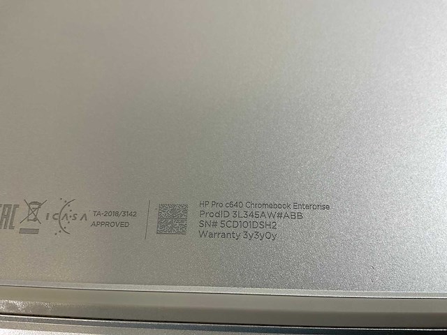 Hp c640 14”, core(tm) i5 10th gen, 8 gb ram, 64 gb ssd chromebooks (3x) - afbeelding 16 van  23