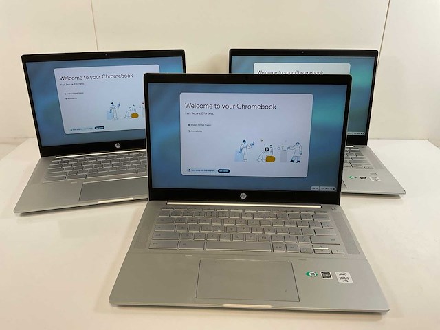 Hp c640 14”, core(tm) i5 10th gen, 8 gb ram, 64 gb ssd chromebooks (3x) - afbeelding 1 van  5
