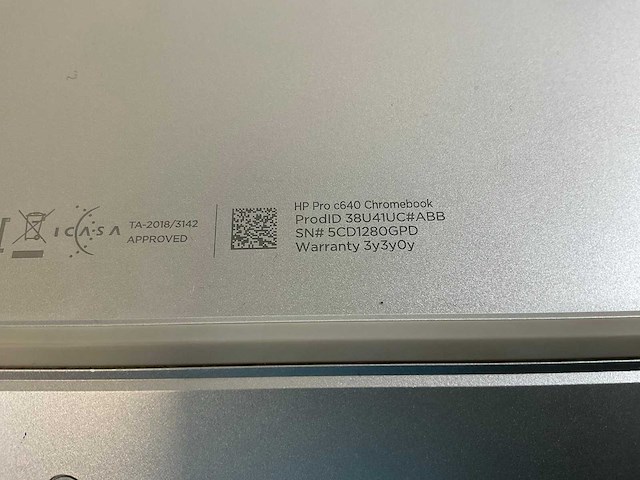 Hp c640 14”, core(tm) i5 10th gen, 8 gb ram, 64 gb ssd touchscreen chromebooks (3x) - afbeelding 4 van  9
