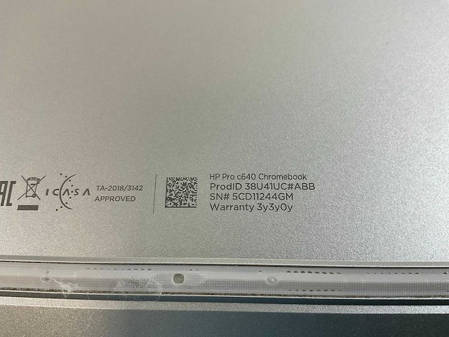 Hp c640 14”, core(tm) i5 10th gen, 8 gb ram, 64 gb ssd touchscreen chromebooks (3x) - afbeelding 23 van  23