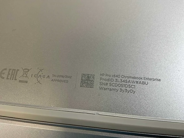 Hp c640 14”, core(tm) i5 10th gen, 8 gb ram, 64 gb ssd touchscreen chromebooks (3x) - afbeelding 8 van  23