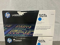 Hp ce401a inkt cartridge (2x) - afbeelding 1 van  2