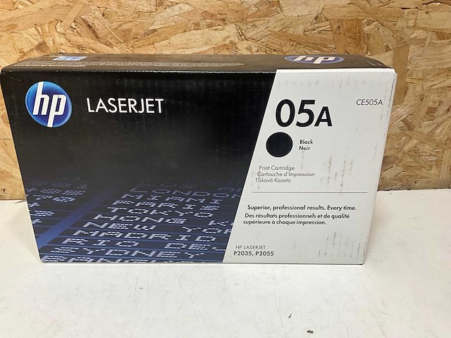 Hp ce505a toner laserjet zwart - afbeelding 1 van  4