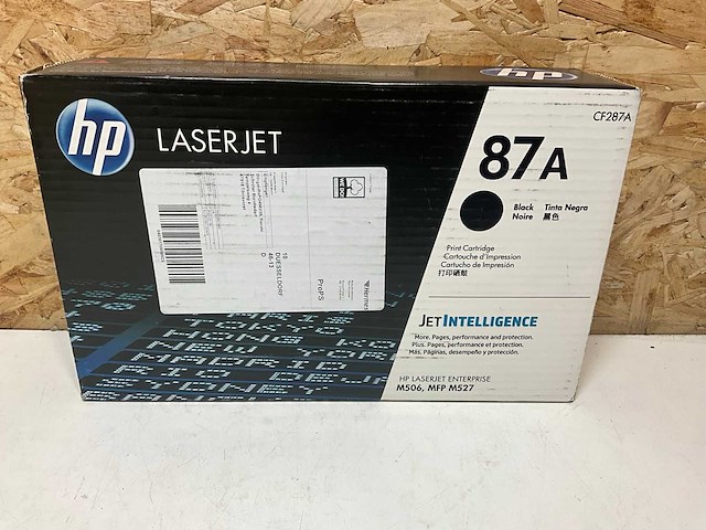 Hp cf287a toner laserjet zwart - afbeelding 1 van  4