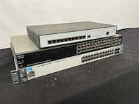 Hp / cisco / ecom netwerkswitch (3x) - afbeelding 2 van  9