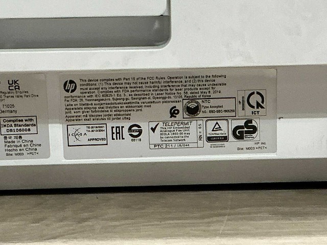 Hp color laser jet mfp 179wg laserprinter - afbeelding 2 van  4