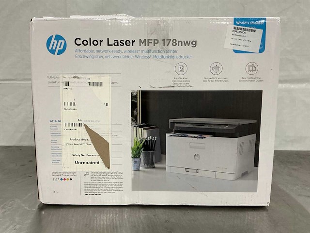 Hp color laser mfp 178nwg printer - afbeelding 2 van  8