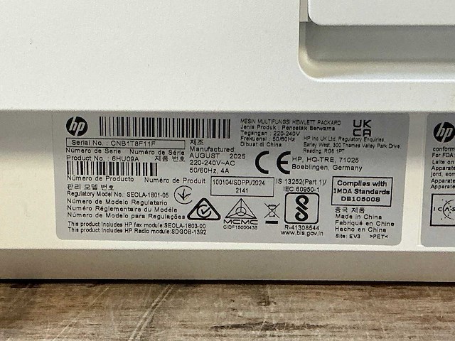 Hp color laser mfp 179fwg printer - afbeelding 2 van  10