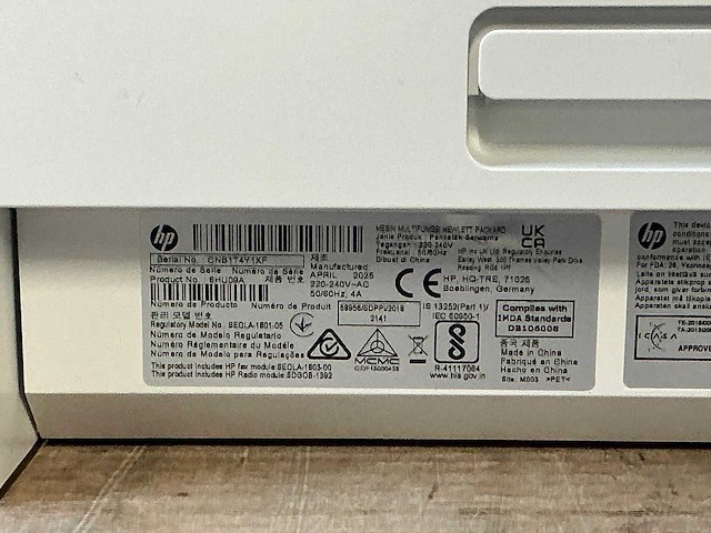 Hp color laser mfp 179fwg printer - afbeelding 2 van  10