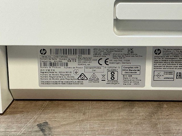 Hp color laser mfp 179fwg printer - afbeelding 2 van  10