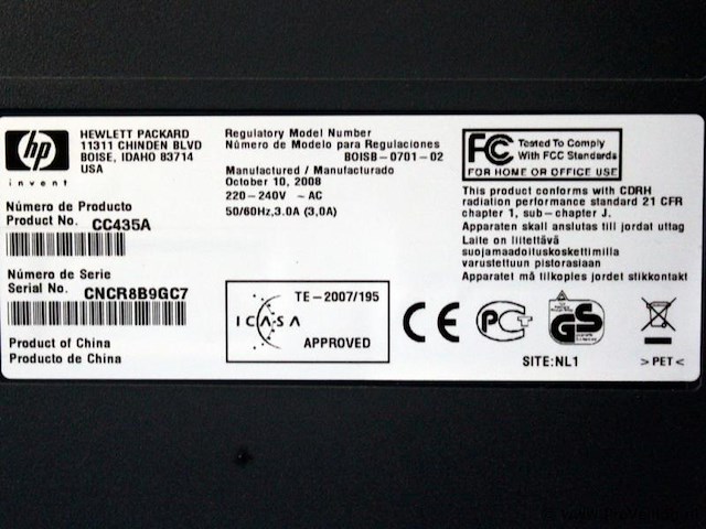 Hp color laserjet cm2320fxi mfp - afbeelding 5 van  5