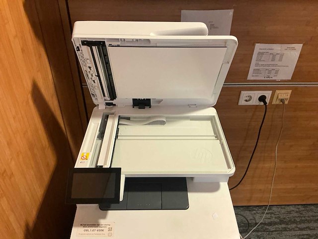 Hp color laserjet managed mfp e47528 laserprinter - afbeelding 3 van  6