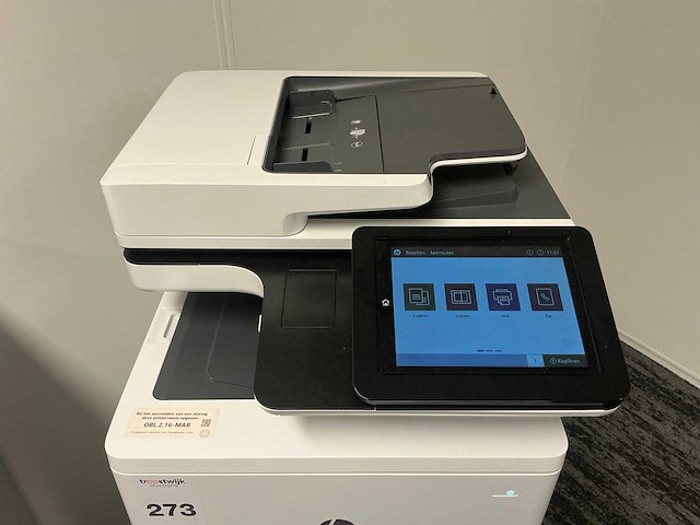 Hp color laserjet managed mfp e57540 laserprinter - afbeelding 3 van  7