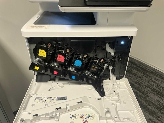 Hp color laserjet managed mfp e57540 laserprinter - afbeelding 5 van  7