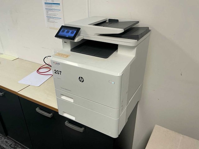 Hp color laserjet managed pro mfp e47528 laserprinter - afbeelding 1 van  6