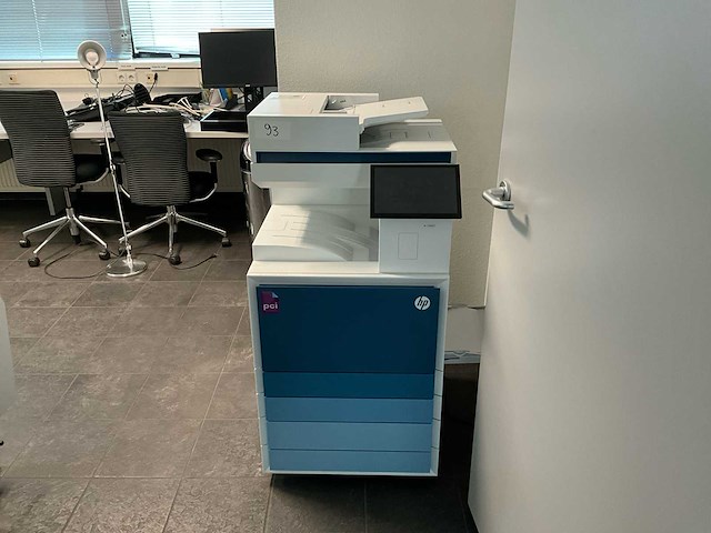 Hp color laserjet mfp e786 multifunctionele laserprinter - afbeelding 1 van  7