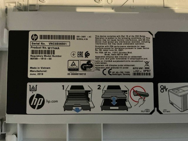 Hp color laserjet pro m454dn laserprinter - afbeelding 4 van  5