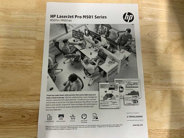 Hp color laserjet pro m501 laserjet overige printers en copiers - afbeelding 4 van  12