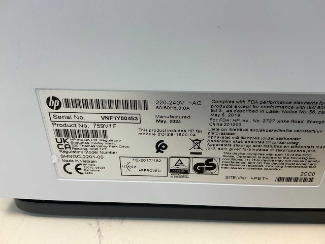 Hp color laserjet pro mfp 3302fdng overige printers en copiers - afbeelding 2 van  6