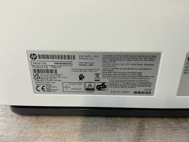 Hp color laserjet pro mfp 3302fdng printer - afbeelding 2 van  10