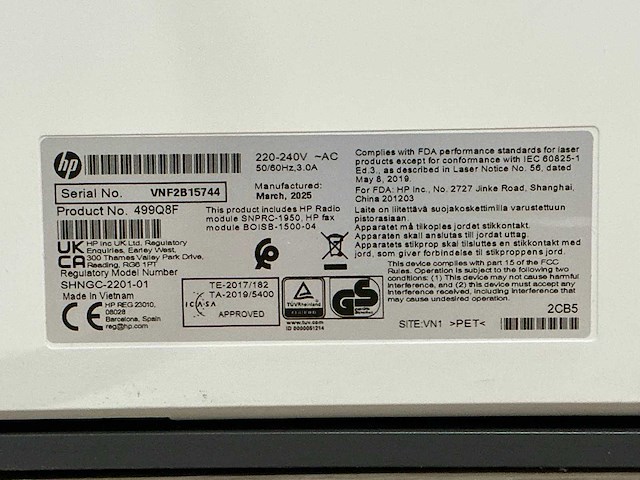 Hp color laserjet pro mfp 3302fdw printer - afbeelding 11 van  11