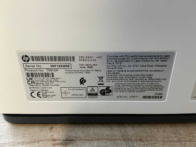 Hp color laserjet pro mfp 3302sdwg printer - afbeelding 8 van  8