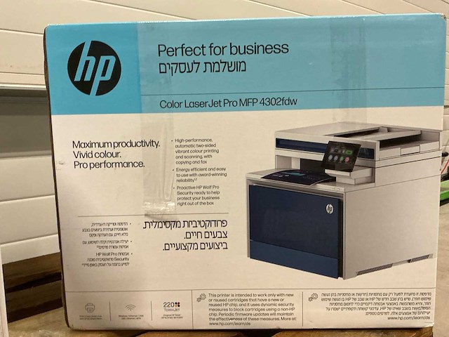 Hp color laserjet pro mfp 4302fdw printer - afbeelding 1 van  4