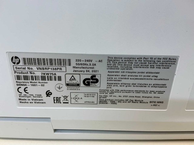 Hp color laserjet pro mfp m283fdw overige printers en copiers - afbeelding 2 van  11