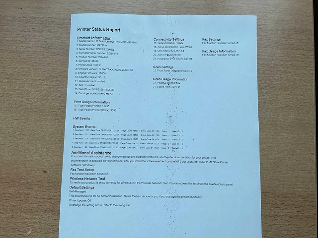 Hp color laserjet pro mfp m479fnw printer & scanner - afbeelding 9 van  9