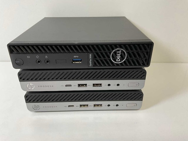 Hp / dell mix model mini desktop - check description (3x) - afbeelding 1 van  15