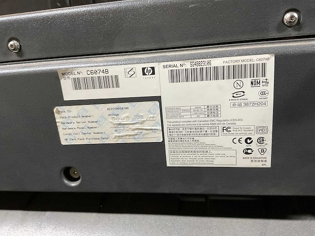 Hp designjet 1050c plus plotter - afbeelding 11 van  12