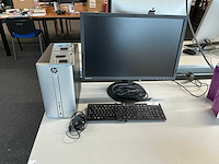 Hp desktop met monitor - afbeelding 1 van  6