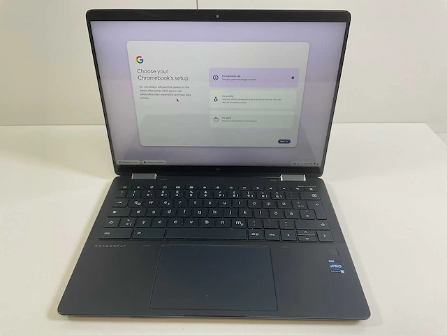 Hp dragonfly 13.3”, core(tm) i5 12 gen, 16 gb ram, 256 gb ssd touchscreen chromebook - afbeelding 1 van  7