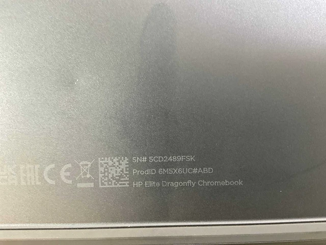 Hp dragonfly 13.3”, core(tm) i5 12 gen, 16 gb ram, 256 gb ssd touchscreen chromebook - afbeelding 7 van  7