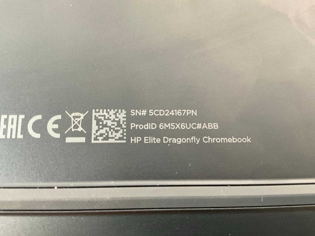 Hp dragonfly 13,5”, core(tm) i5 12th gen, 16 gb ram, 256 gb ssd chromebook - afbeelding 7 van  7