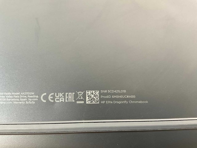 Hp dragonfly 13,5”, core(tm) i7 12th gen, 32 gb ram, 512 gb ssd chromebook - afbeelding 7 van  9