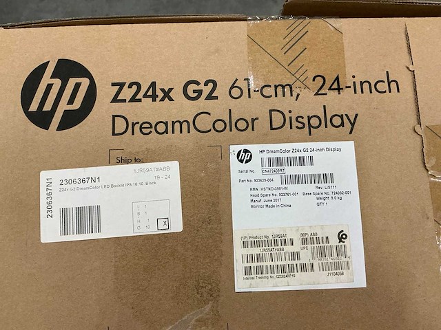 Hp dreamcolor z24x g2 24-inch display - afbeelding 3 van  3