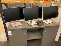 Hp e233, e24 g4 monitor (3x) - afbeelding 1 van  5