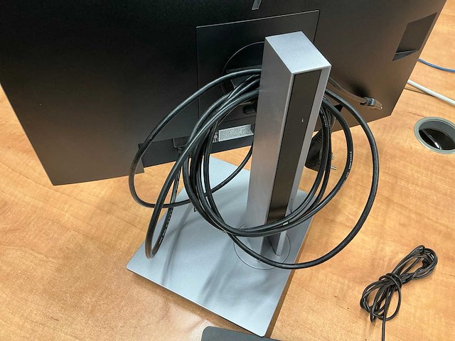 Hp e233 monitor (2x) - afbeelding 4 van  5