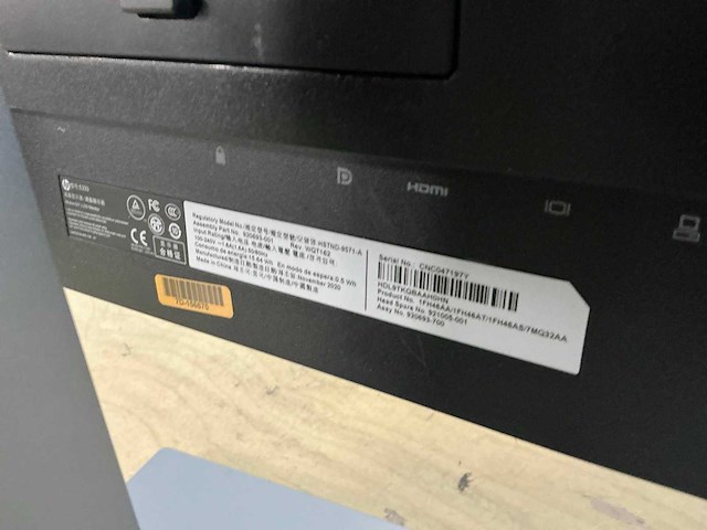 Hp e233 monitor - afbeelding 3 van  4